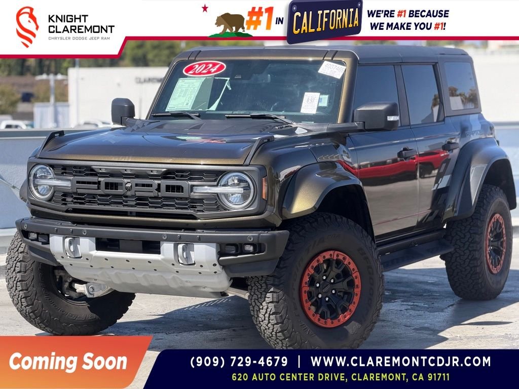 Used 2024 Green Metallic Ford Raptor image 1