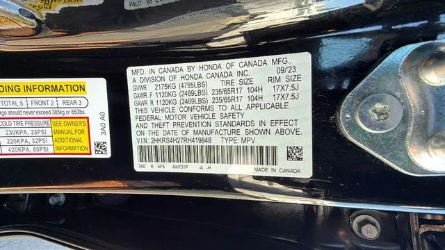 Used 2024 Black Honda LX image 33