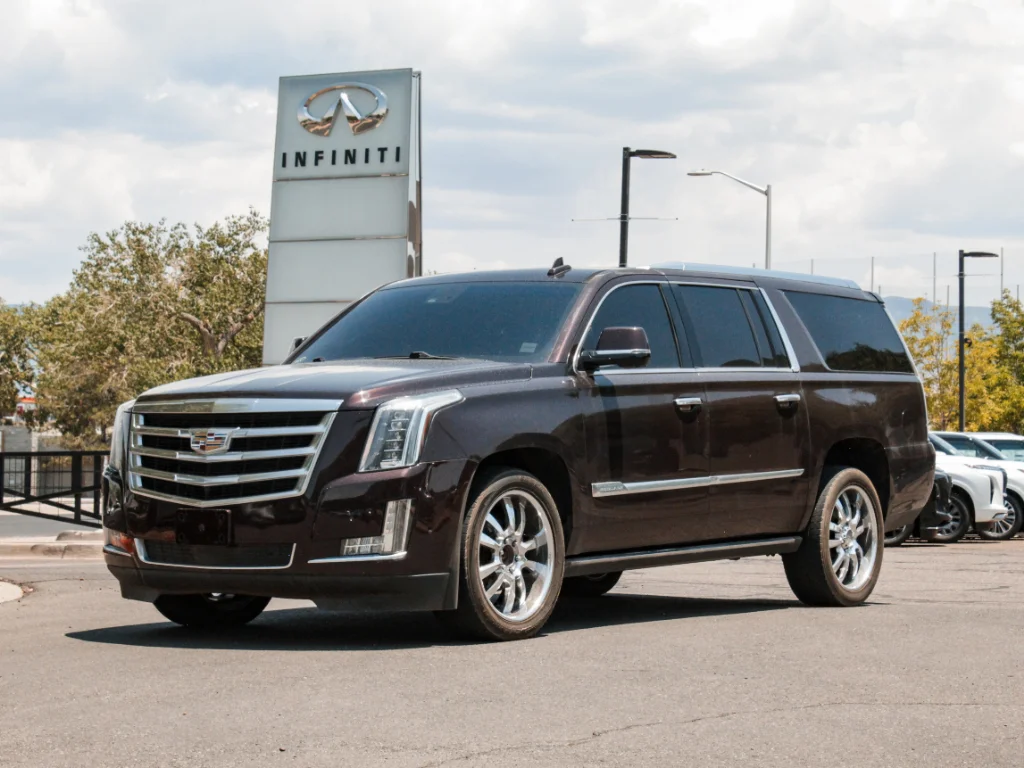 Used 2017 Deep Amethyst Metallic Cadillac Premium Luxury image 1