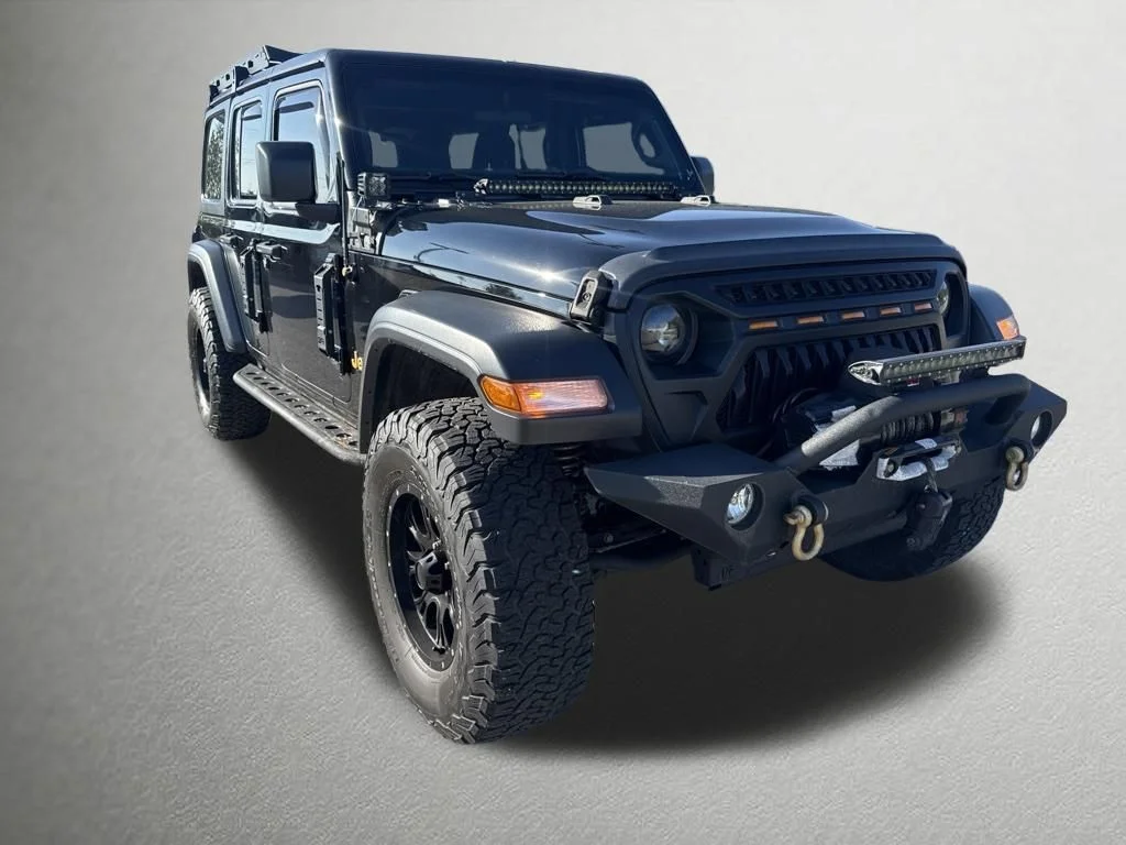 Used 2020 Black Jeep Unlimited Sport S image 1