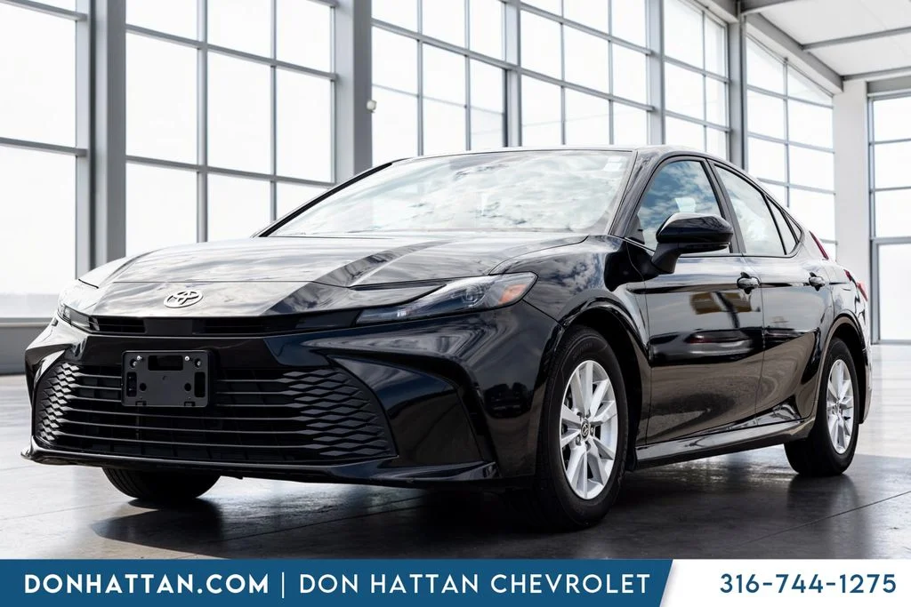 Used 2025 Black Toyota LE image 1