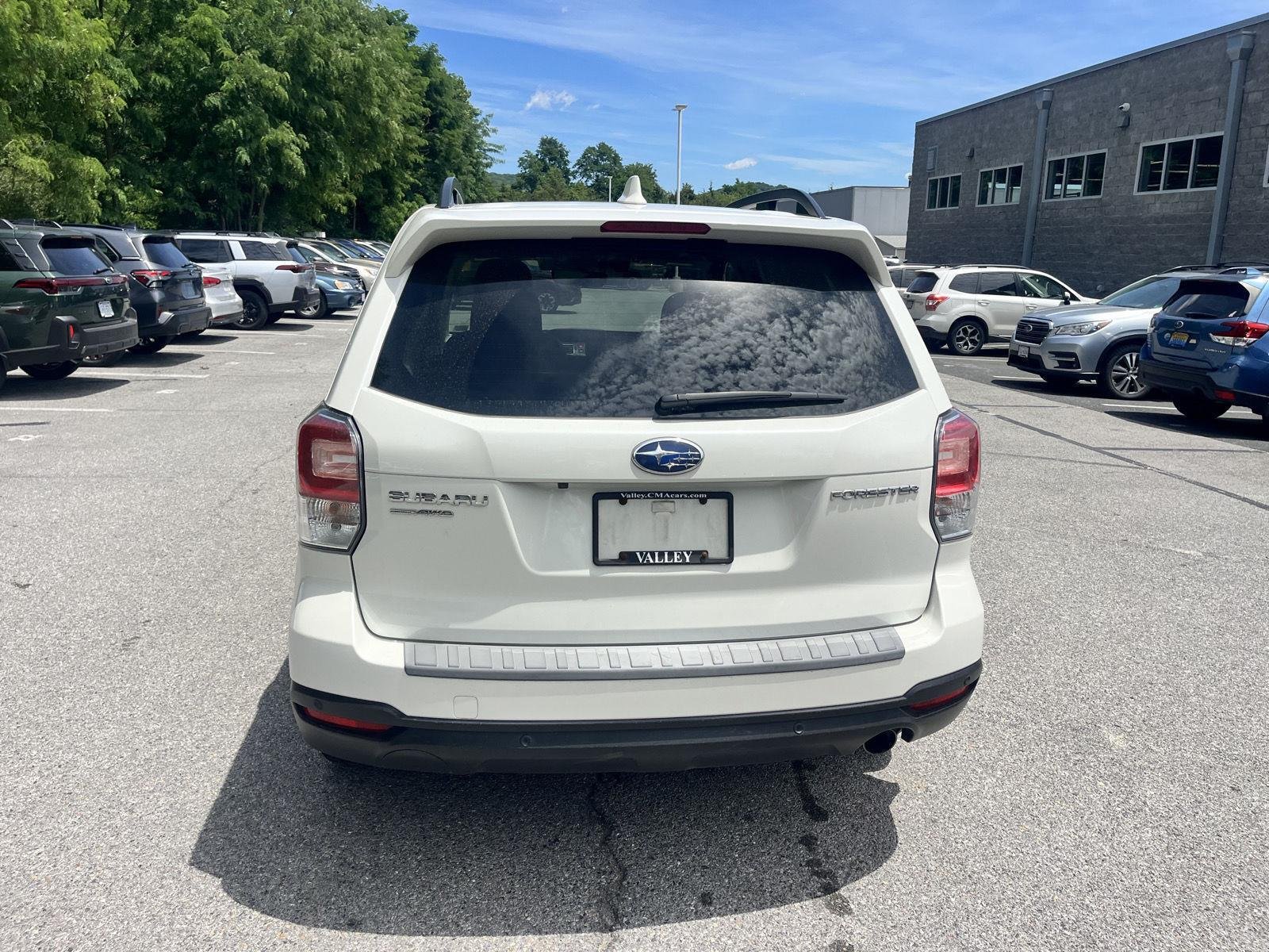 Used 2018 Crystal White Pearl Subaru Touring image 8