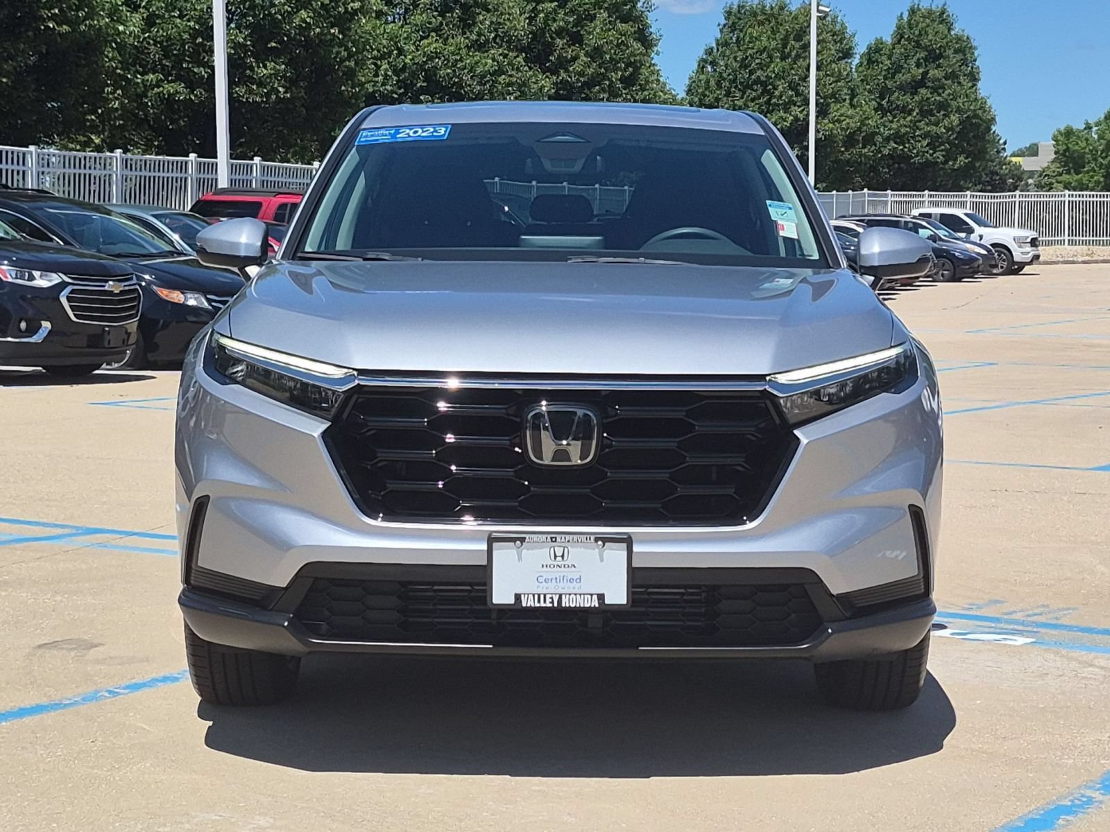 Certified Used 2023 Lunar Silver Metallic Honda EX AWD image 4
