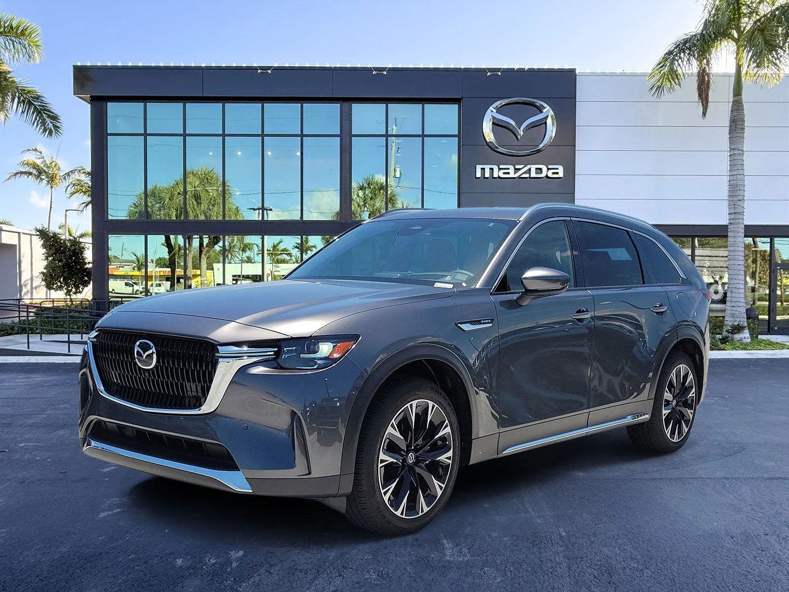 New 2026 Machine Gray Metallic Mazda Premium Plus AWD image 2