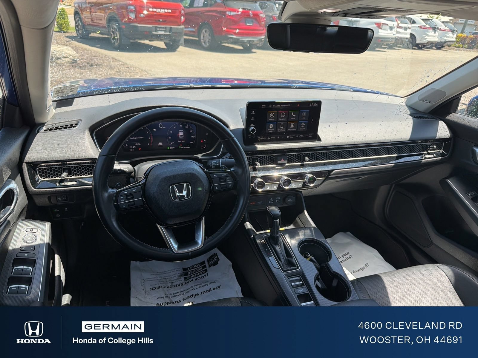 Certified Used 2023 Aegean Blue Metallic Honda 1.5T 4D TOURING image 39