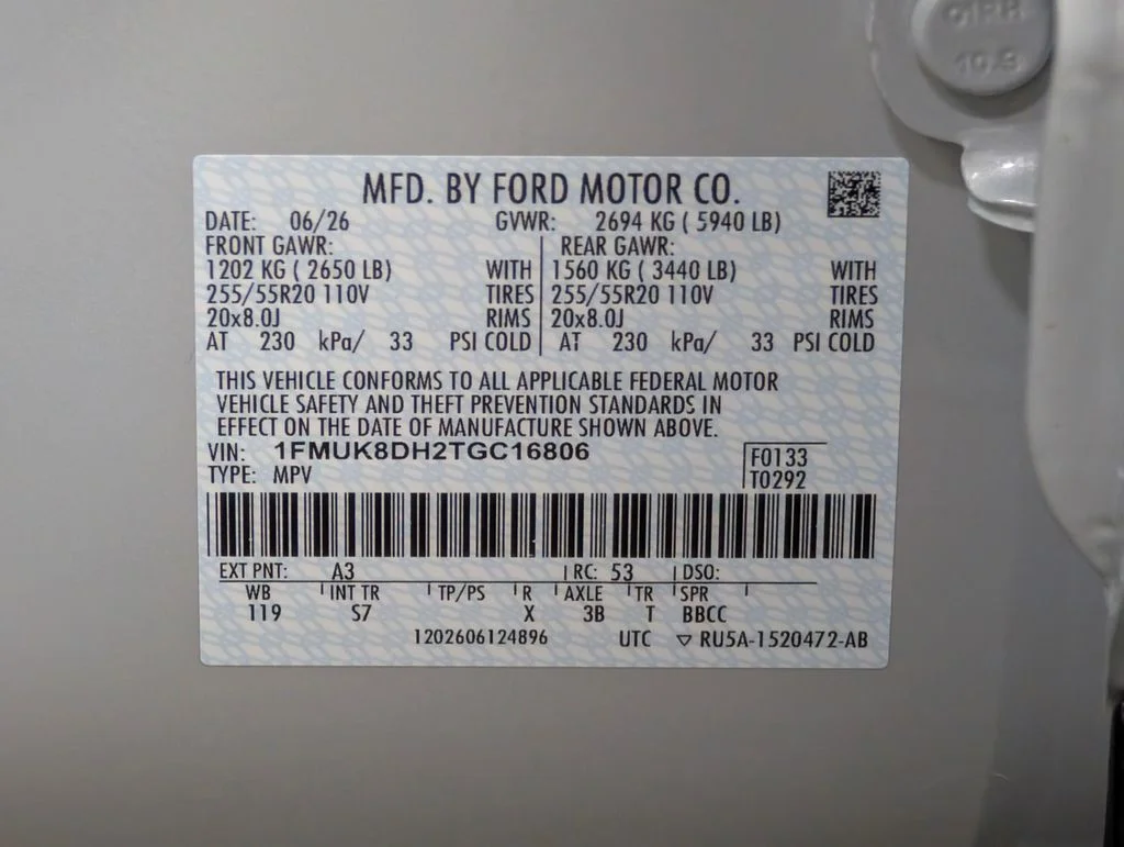 New 2026 Space White Metallic Ford Active image 23