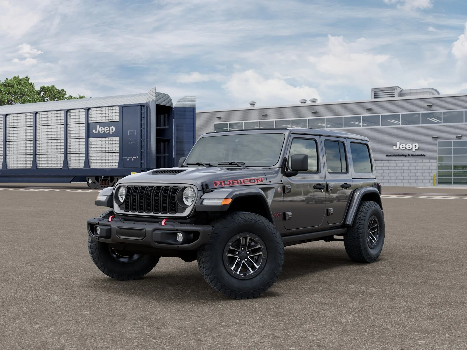 New 2026 Granite Crystal Metallic Clear-Coat Exterior Paint Jeep  image 1