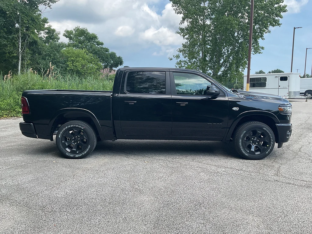 New 2026 Diamond Black Crystal Pearl Coat Ram Big Horn Crew Cab 4x4 5