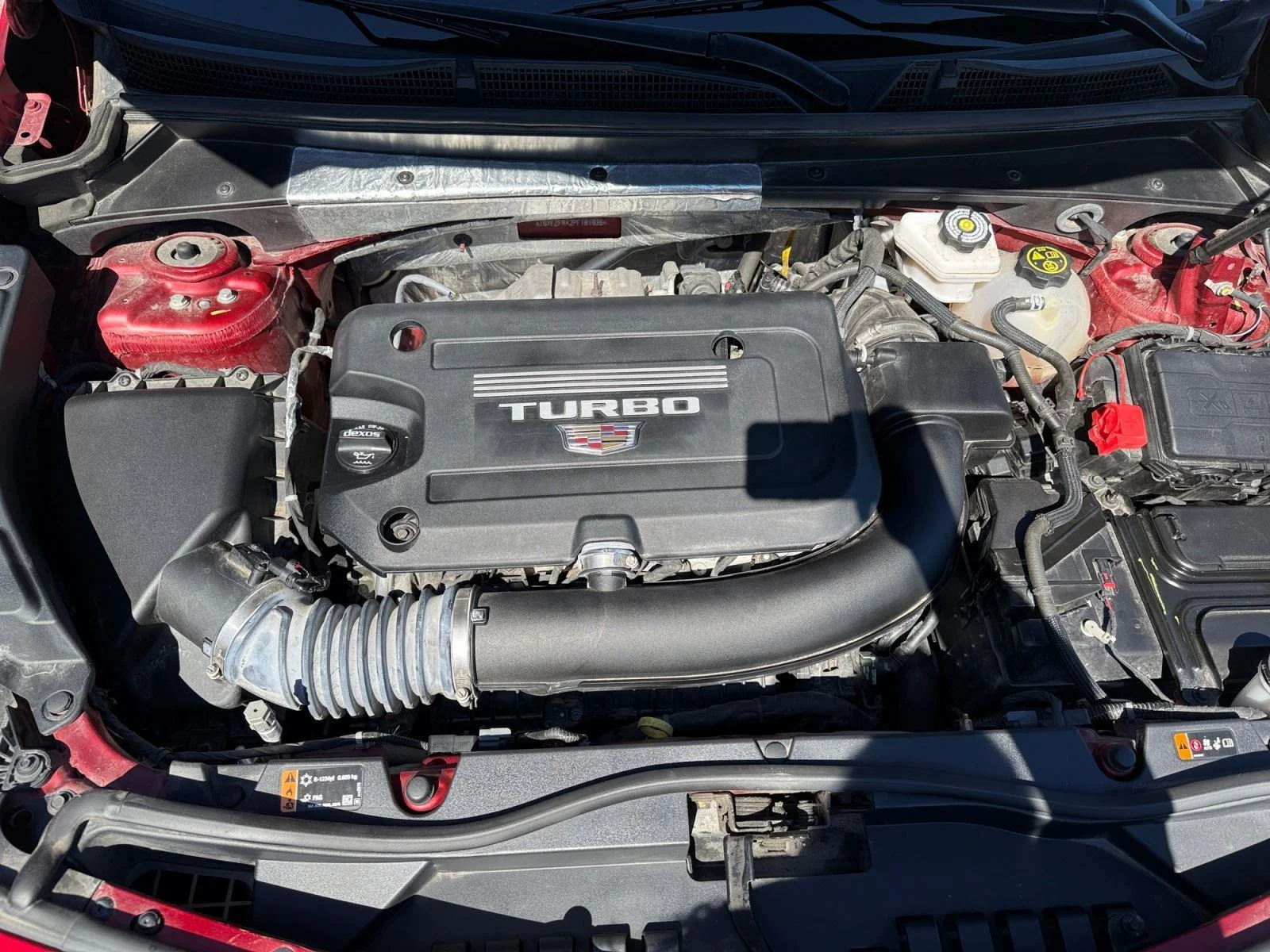 Used 2023 Radiant Red Tintcoat Cadillac AWD Sport image 32