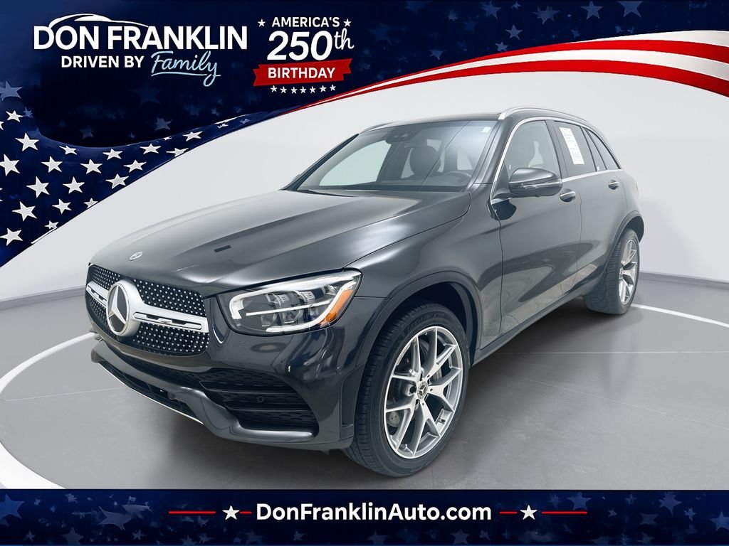 Used 2022 Black Mercedes-Benz GLC 300 image 1