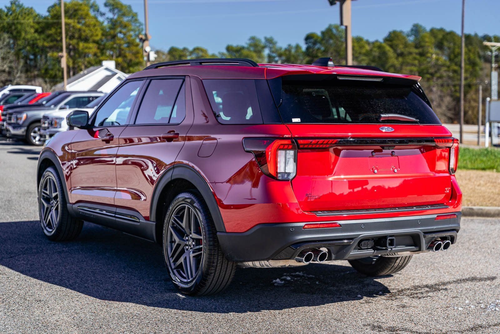 New 2026 Rapid Red Metallic Tinted Clearcoat Ford ST image 3