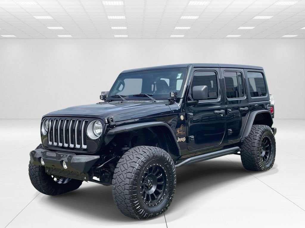 Used 2022 Black Jeep Unlimited Sahara image 3