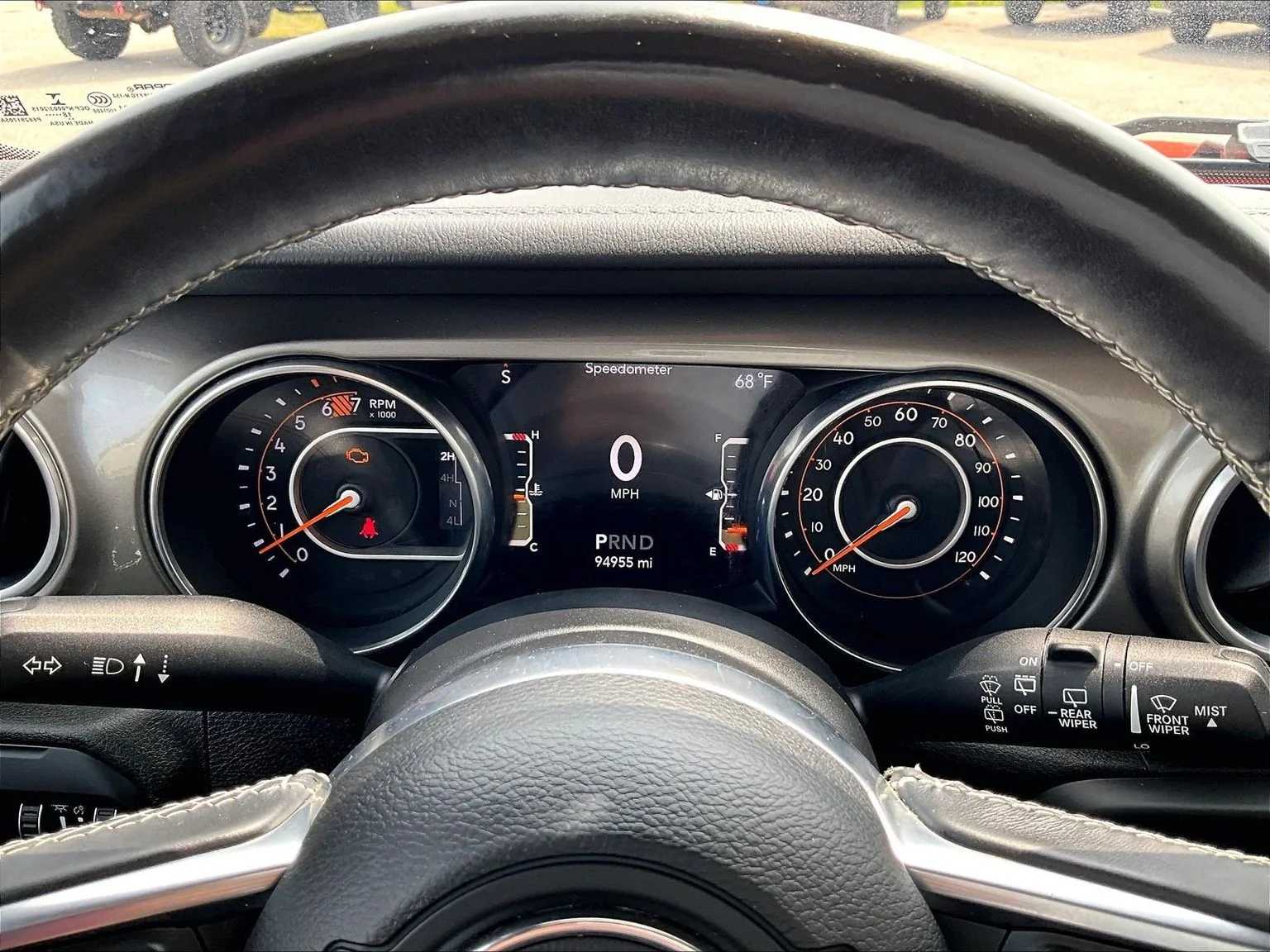 Used 2018 Orange Jeep Unlimited Sahara image 21