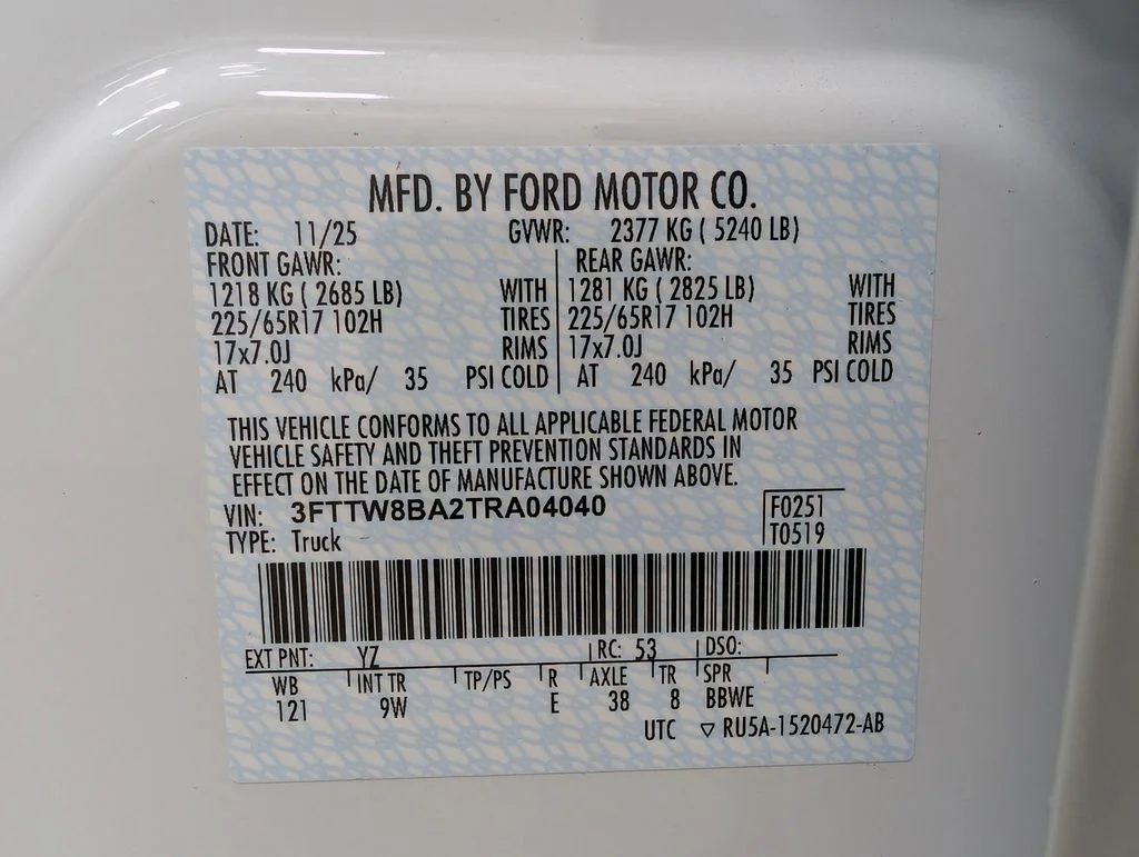 New 2026 Oxford White Ford XL image 9