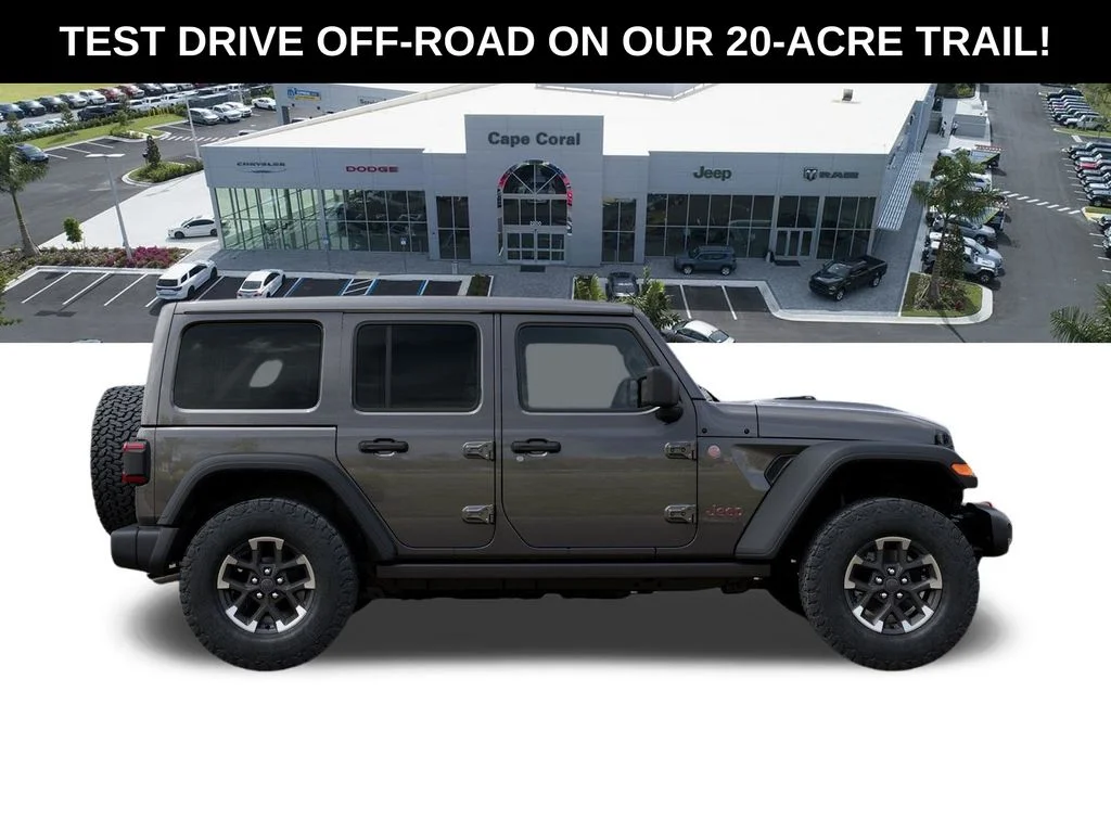 New 2026 Granite Crystal Metallic Clear-Coat Exterior Paint Jeep Rubicon image 22