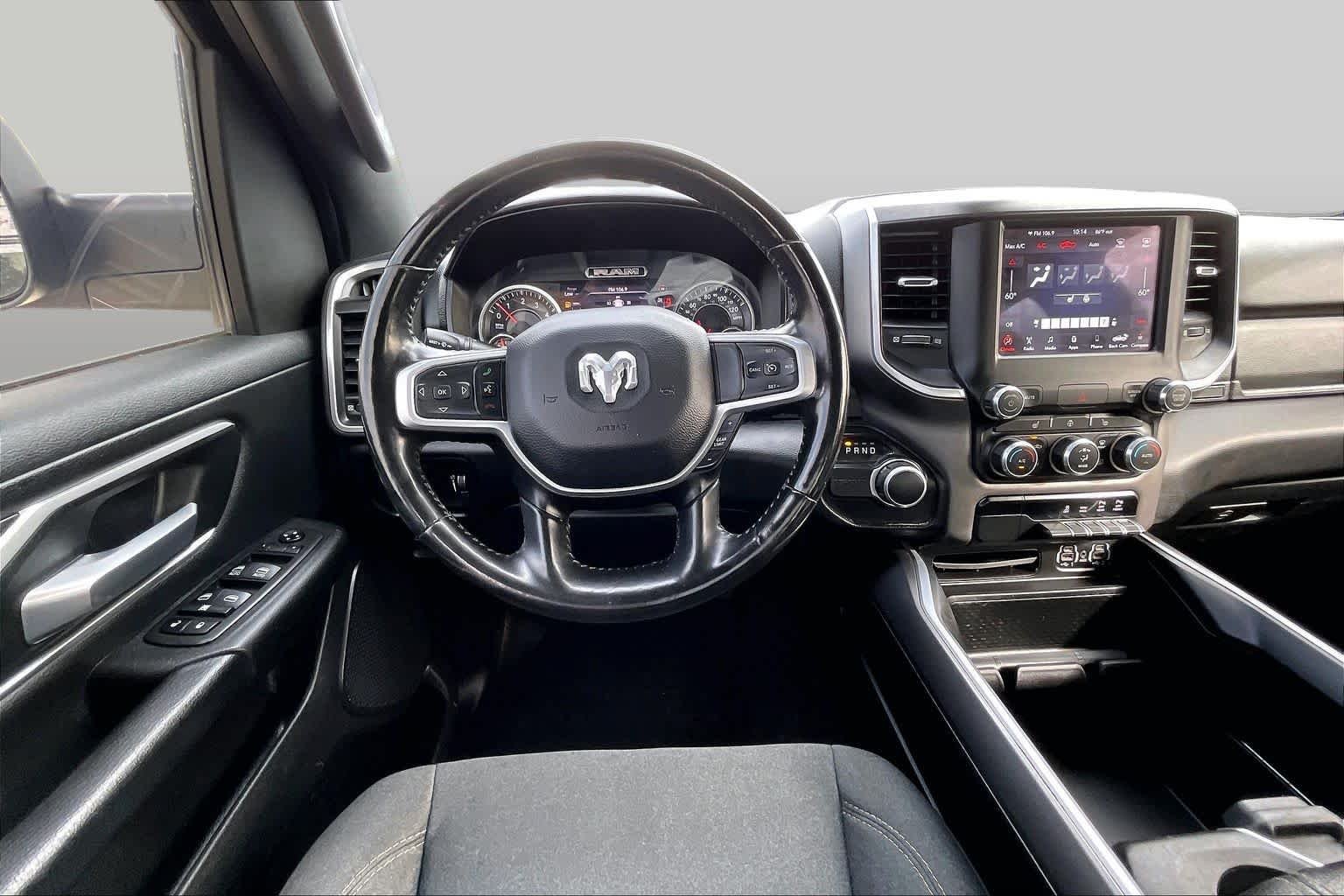 Used 2021 Bright White Clearcoat Ram Lone Star image 6
