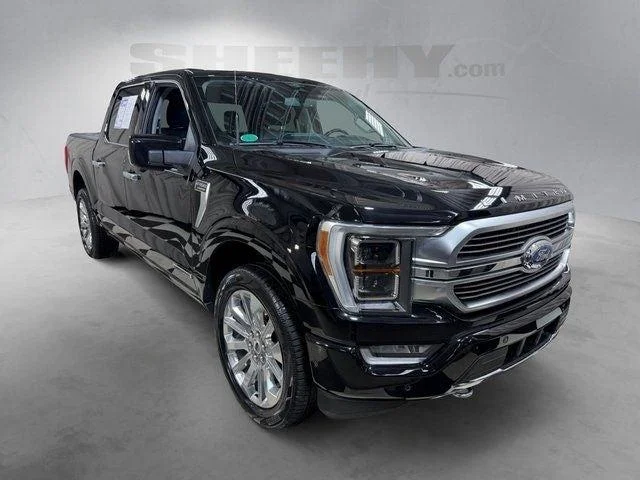 Used 2023 Agate Black Metallic Ford Limited image 2