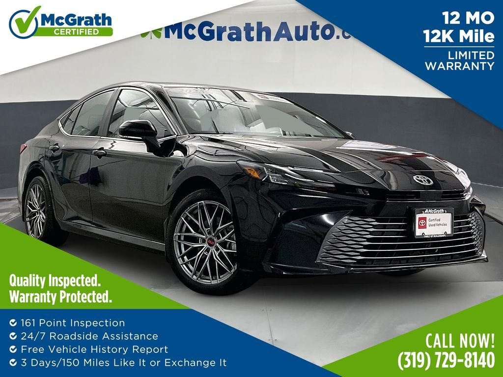 Used 2025 Black Toyota XLE image 1