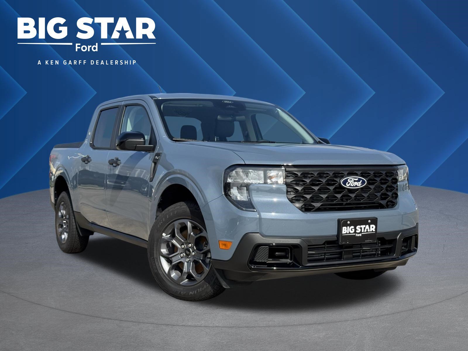 New 2026 Azure Gray Metallic Tri-Coat Ford XLT image 1