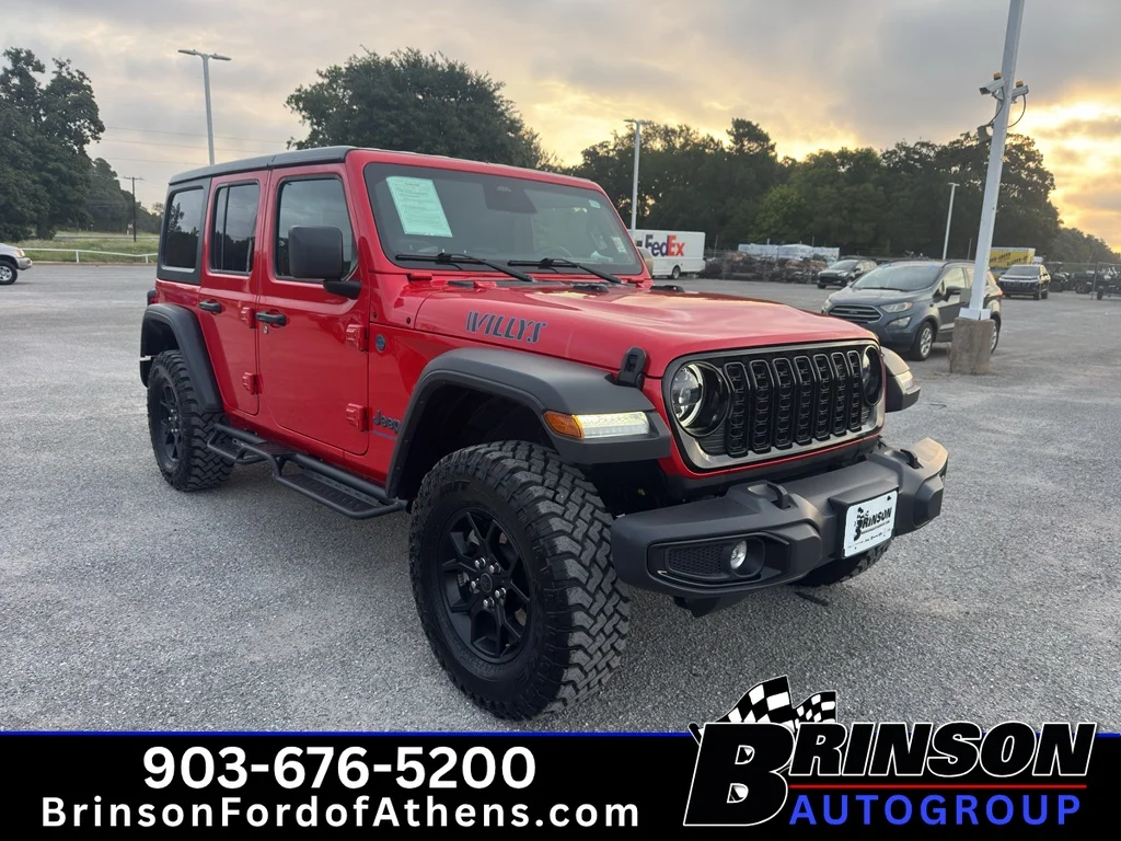 Certified Used 2025 Firecracker Red Clearcoat Jeep Willys image 3