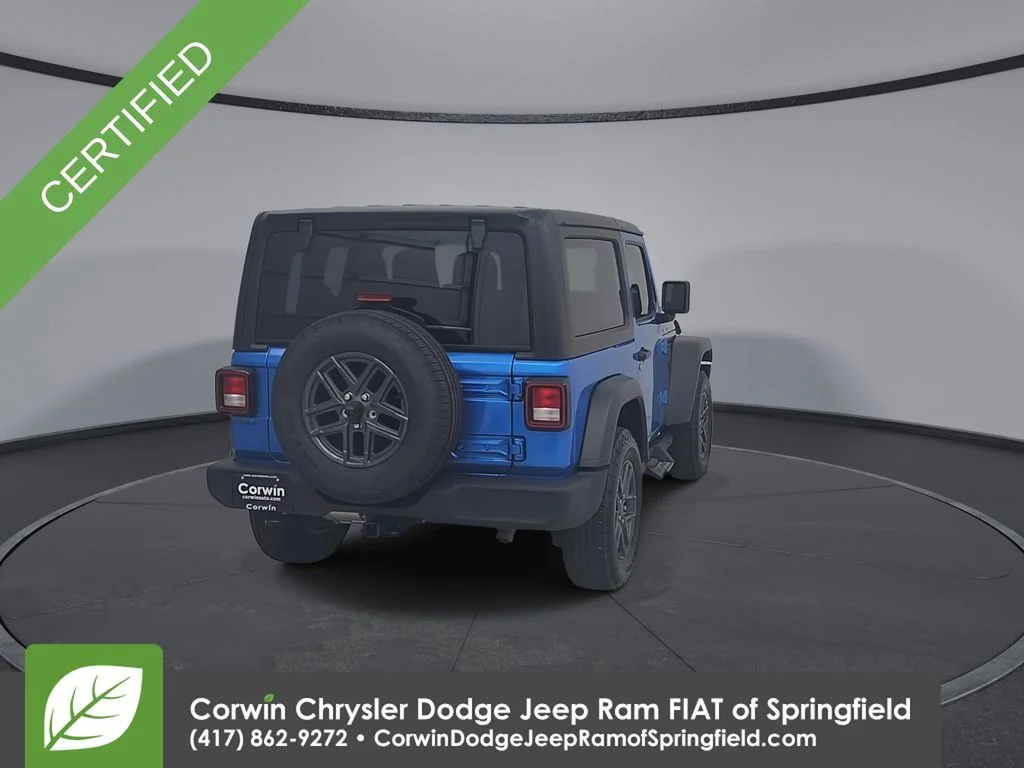 Certified Used 2024 Blue Jeep Sport S image 3