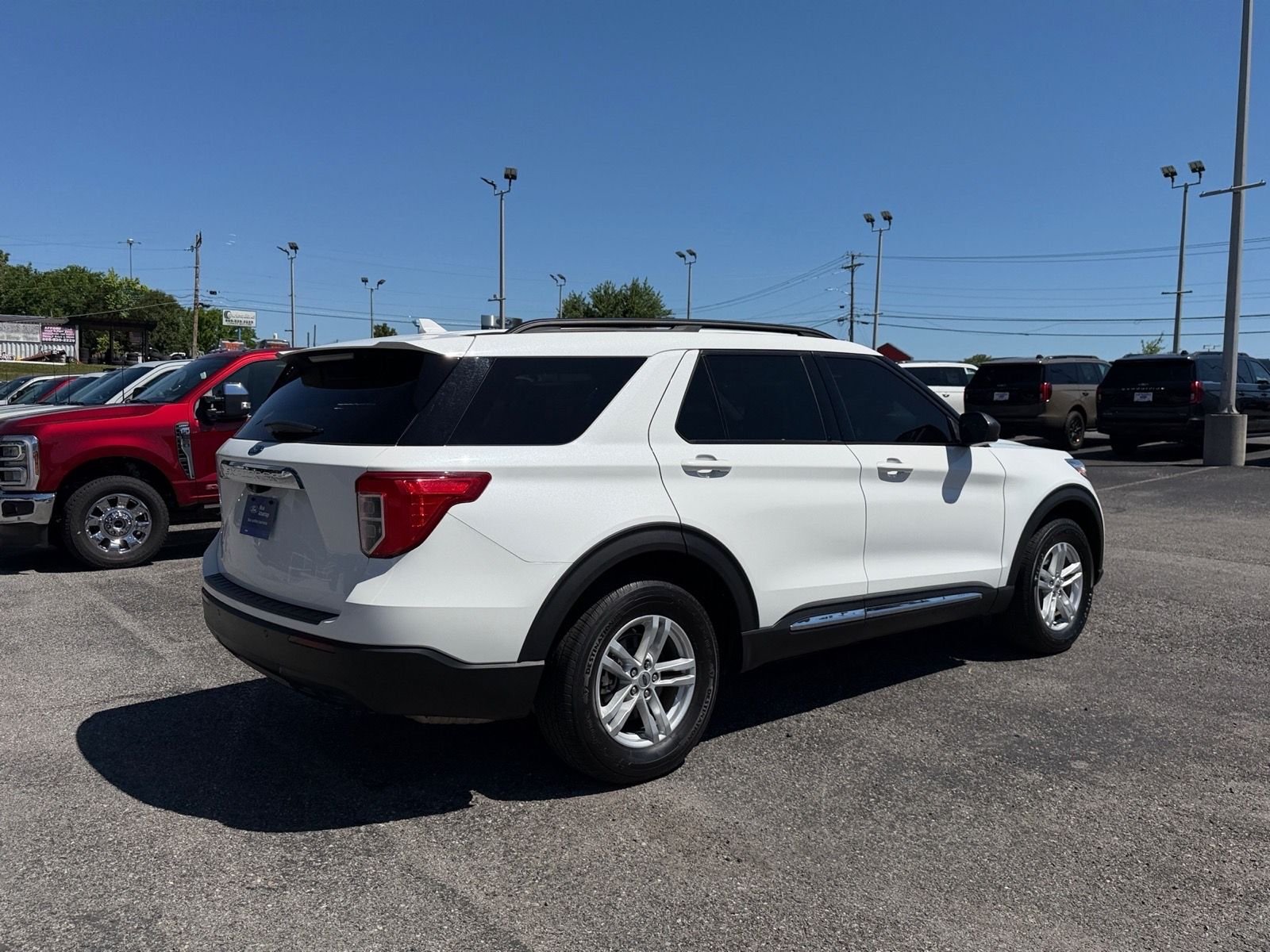 Certified Used 2023 White Metallic Ford XLT image 6
