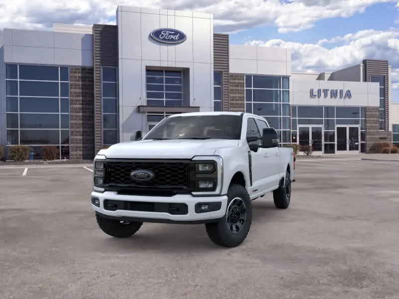 New 2026 Star White Metallic Tri-Coat Ford F-350® Lariat® image 2