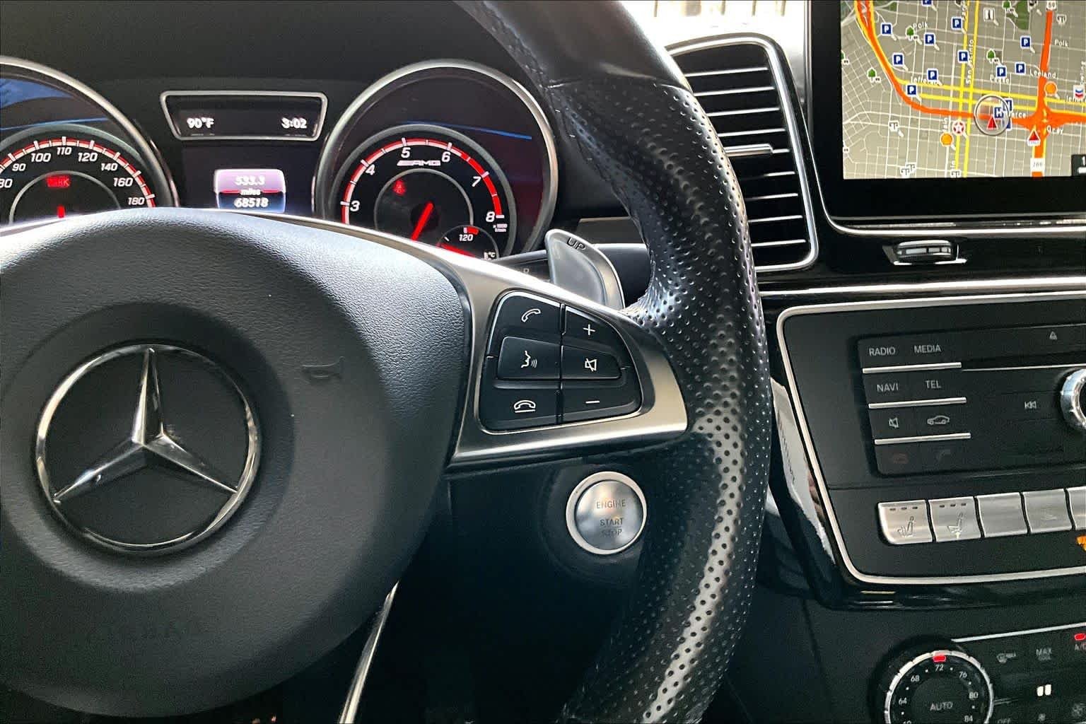 Used 2016 designo Diamond White Metallic Mercedes-Benz AMG® GLE 63 S-Model image 24