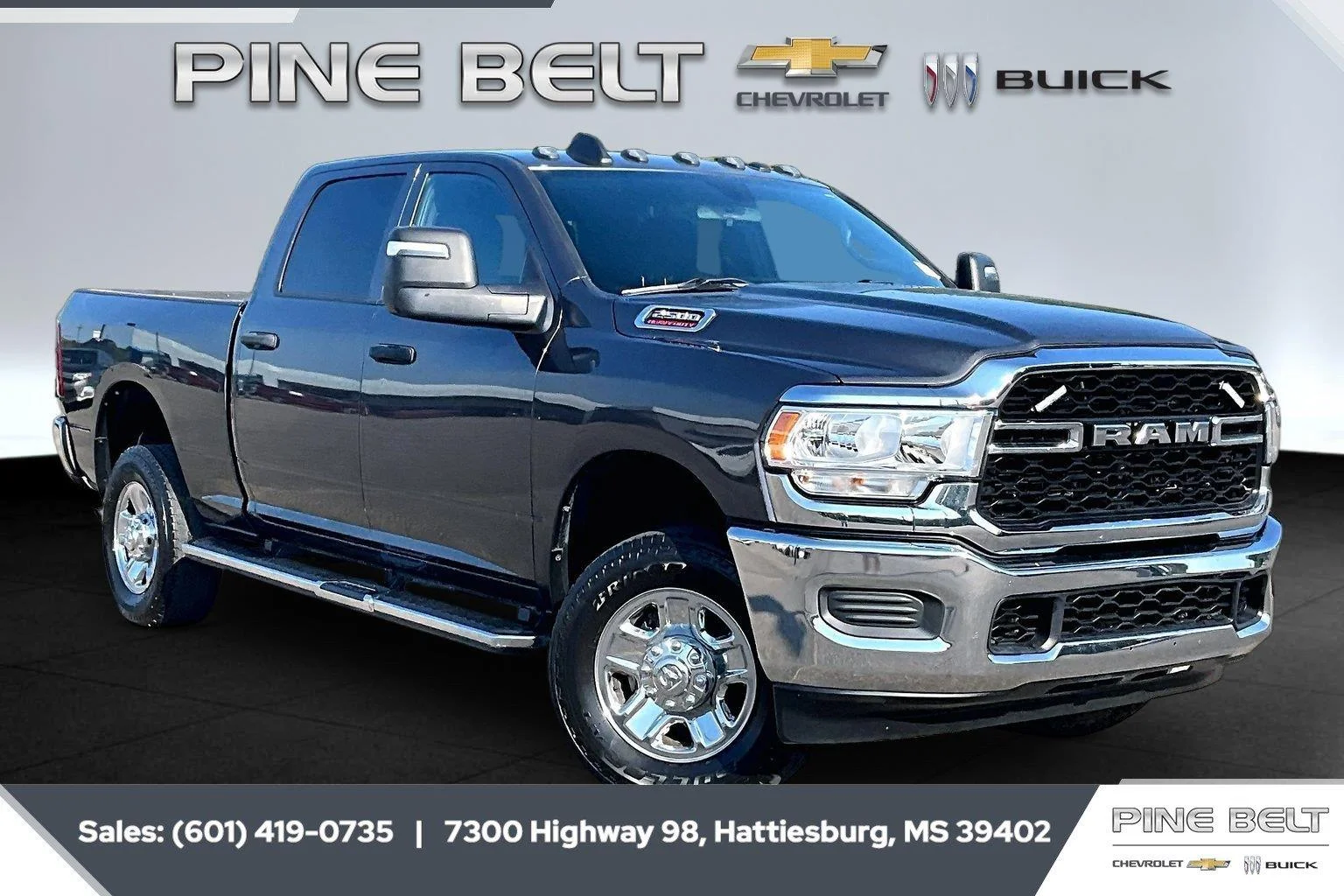 Used 2023 Granite Crystal Metallic Clearcoat Ram Tradesman image 1