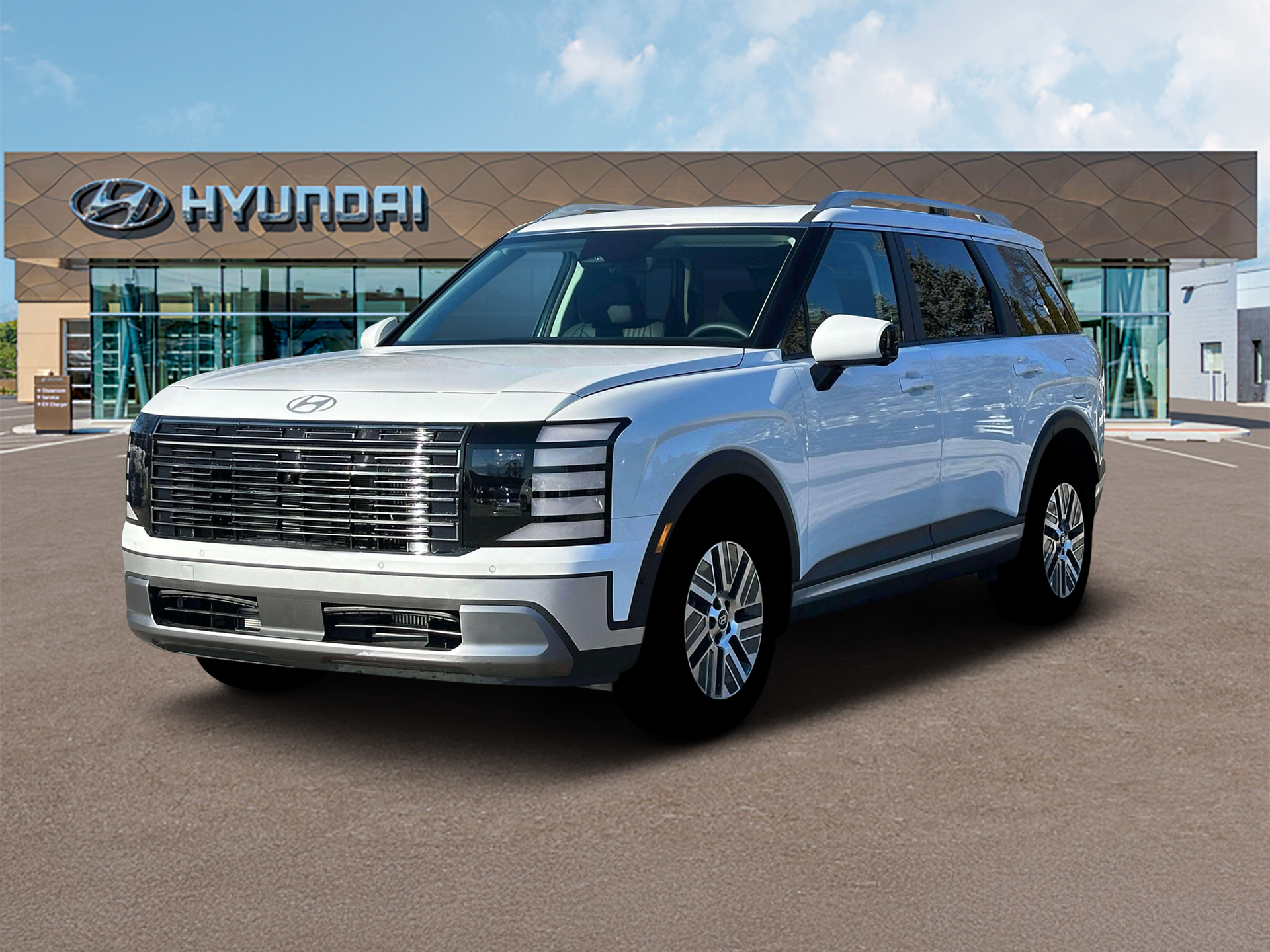 New 2026 White Pearl Hyundai SEL Premium image 1