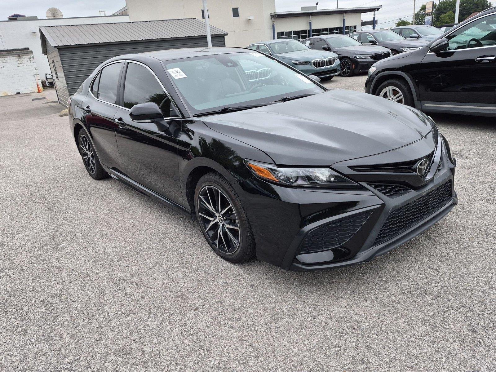 Used 2024 Midnight Black Metallic Toyota SE image 7