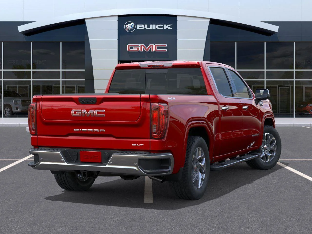 New 2026 Volcanic Red Tintcoat GMC SLT image 4