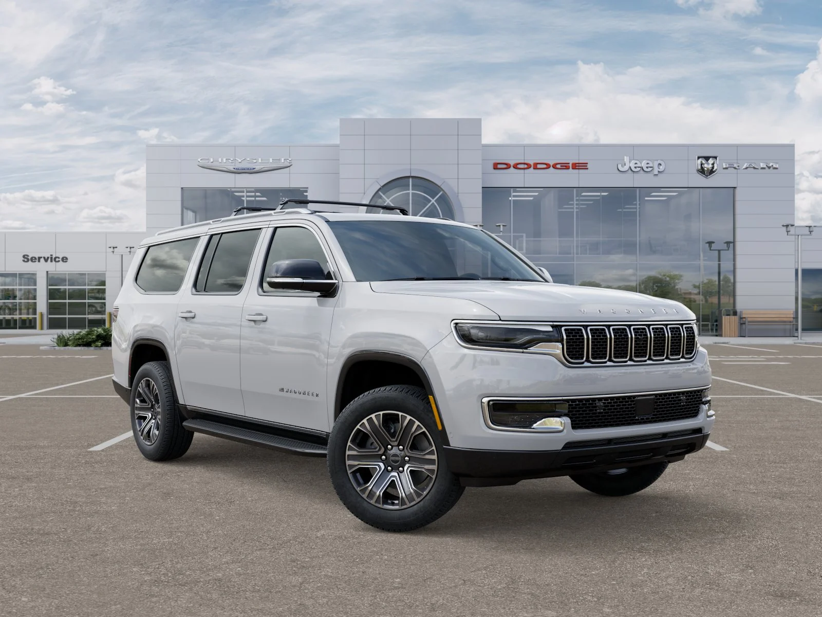 New 2025 Bright White Clear-Coat Exterior Paint Jeep Base image 14
