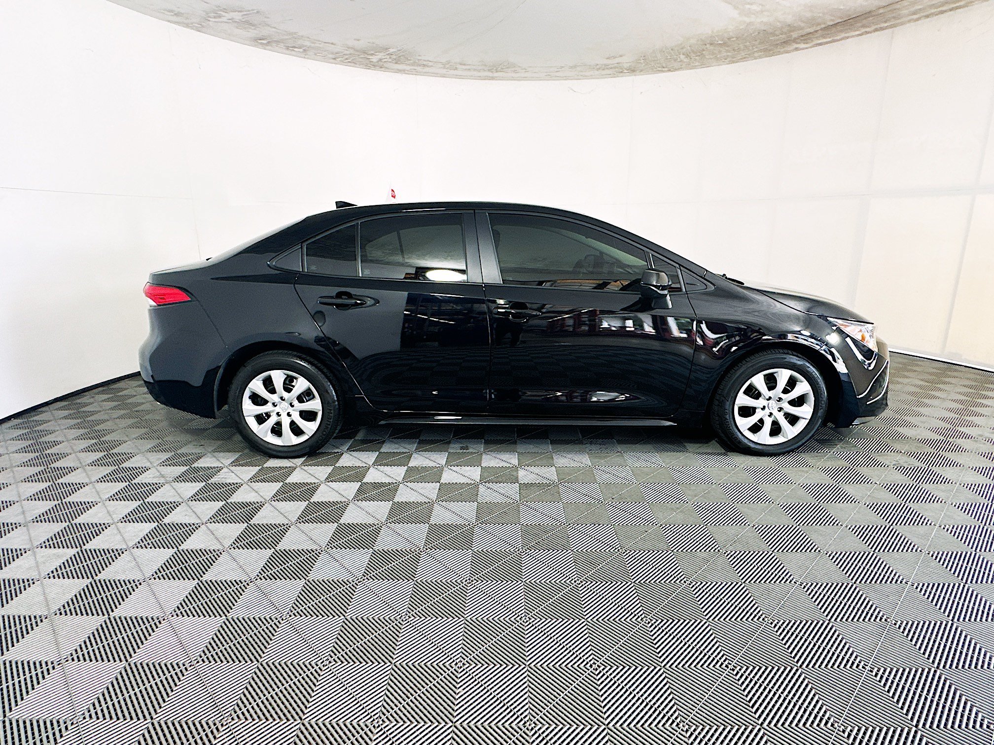 Certified Used 2025 Midnight Black Metallic Toyota LE image 2