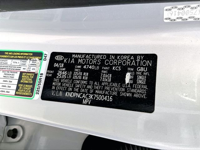 Used 2019 Silver Kia EX image 33