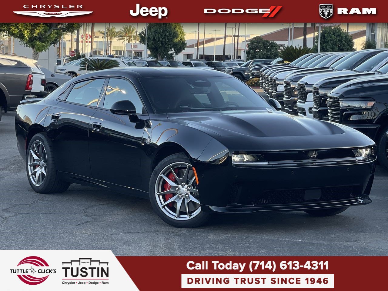 New 2026 Diamond Black Crystal Pearlcoat Dodge Scat Pack image 1