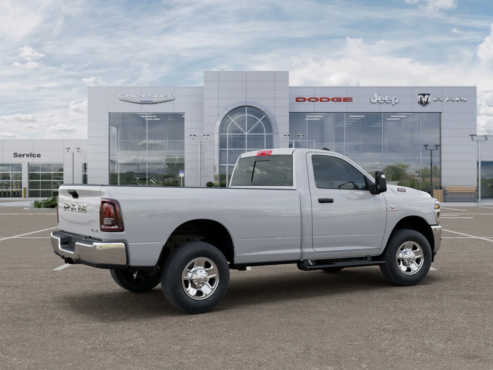 New 2025 Bright White Clear-Coat Exterior Paint RAM Tradesman image 23