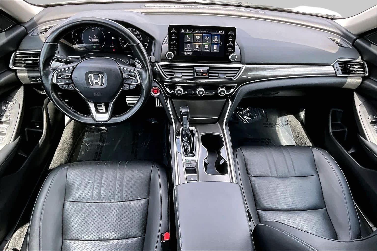 Used 2022 Platinum White Pearl Honda Sport SE image 14