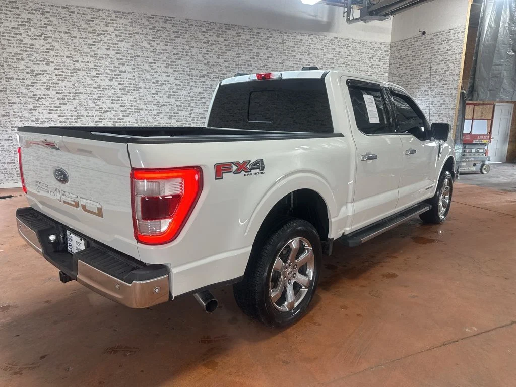 Used 2021 Space White Metallic Ford Lariat image 7