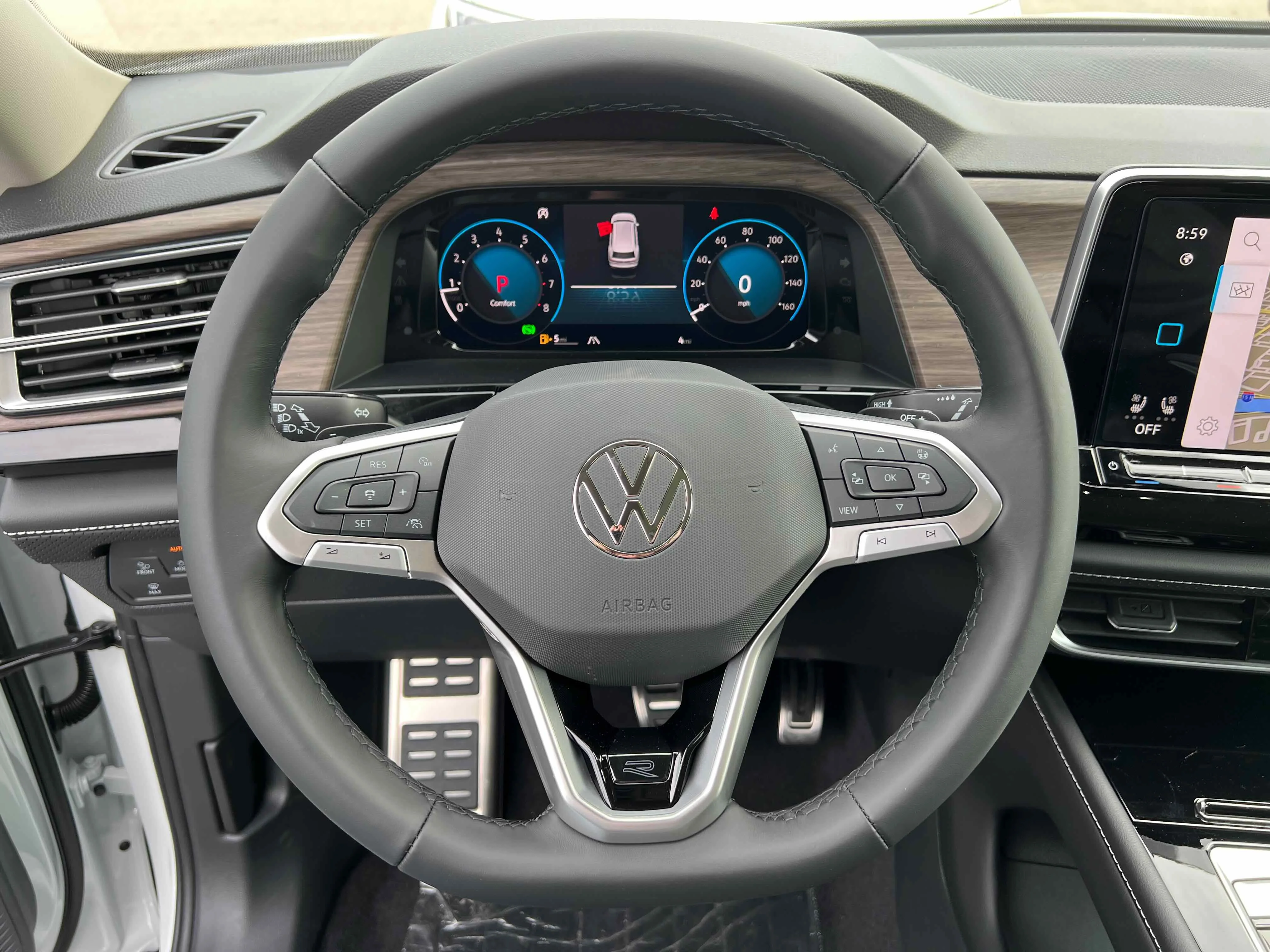 New 2026 Opal White Volkswagen 2.0T SEL Premium R-Line image 31