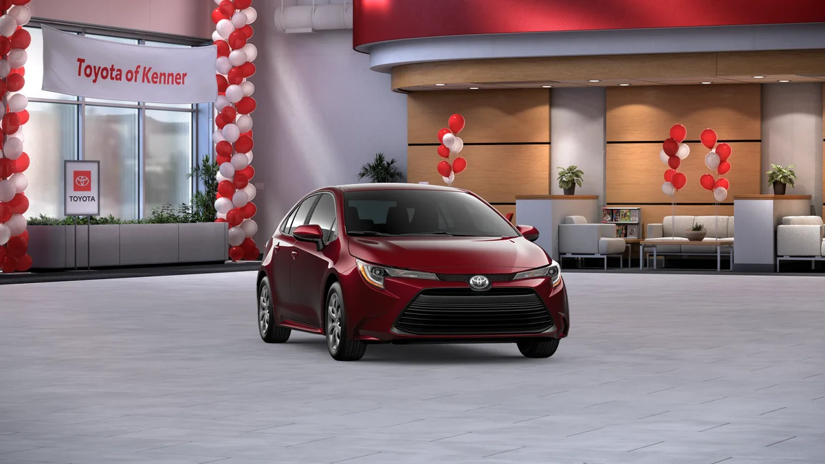 New 2026 Ruby Flare Pearl Toyota LE image 16