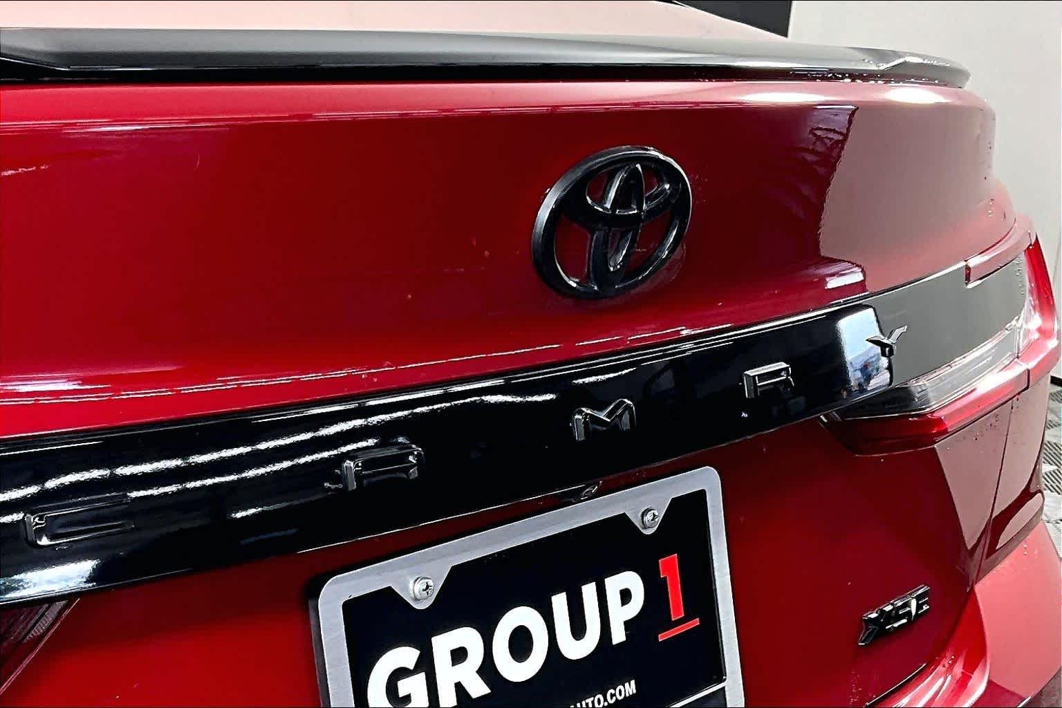 Used 2025 Supersonic Red/Midnight Black Metallic Toyota XSE image 29