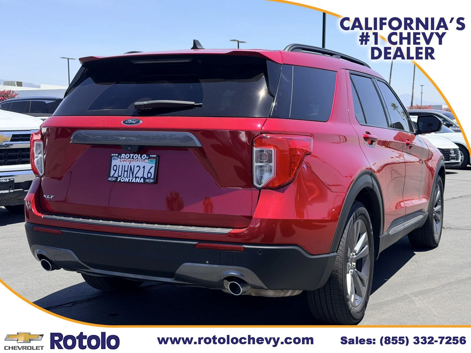 Used 2022 RAPID RED MET TIN Ford XLT image 6