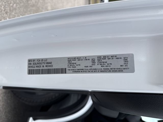 New 2026 White RAM High Roof image 28