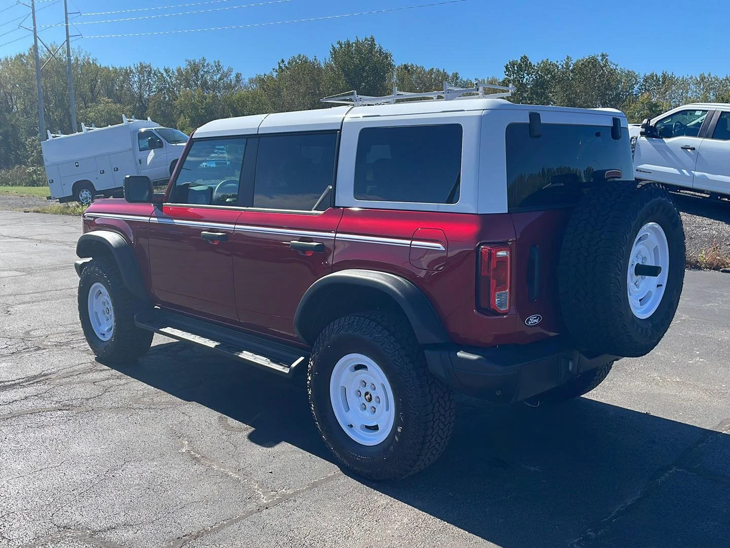 New 2026 Ruby Red Metallic Tinted Clearcoat Ford Heritage Edition image 3