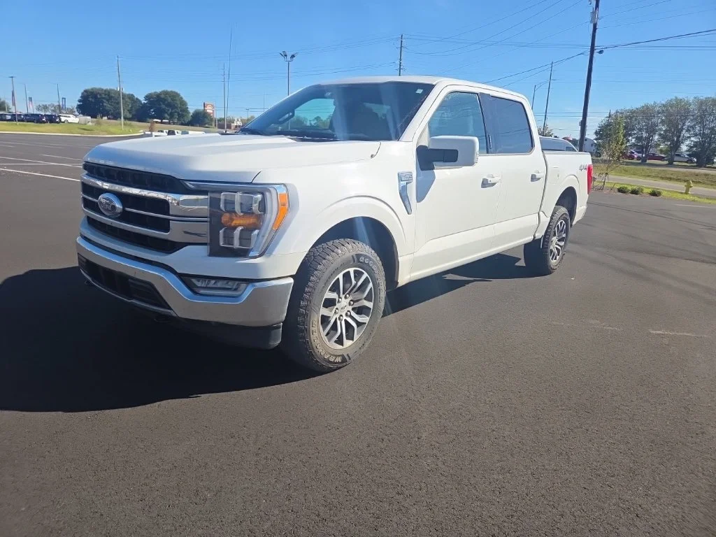 Certified Used 2021 White Ford Lariat image 4