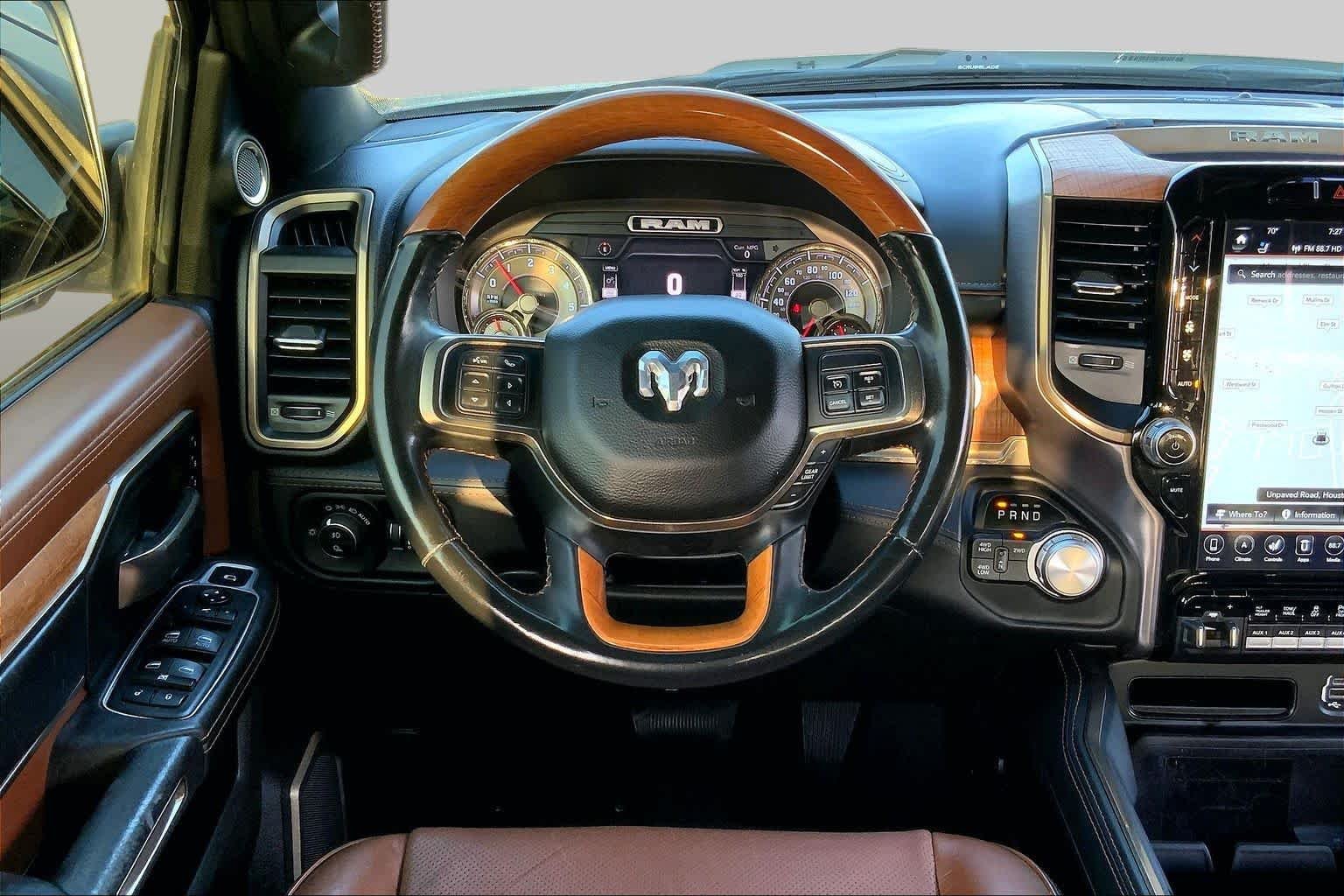Used 2020 Bright White Clearcoat Ram Longhorn image 6