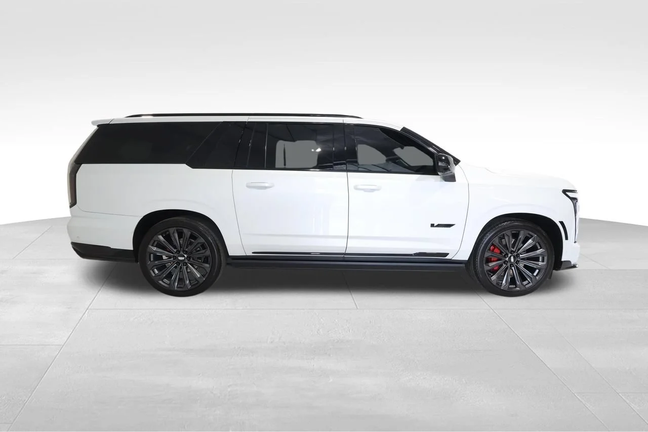 Used 2025 Crystal White Tricoat Cadillac Escalade-V ESV image 5