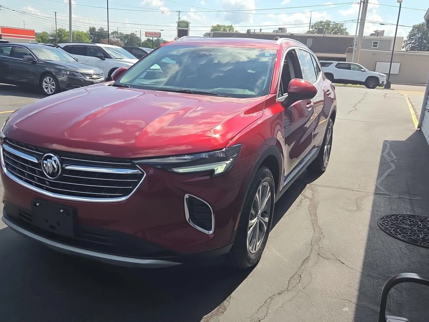 Used 2022 Cinnabar Metallic Buick Preferred image 7