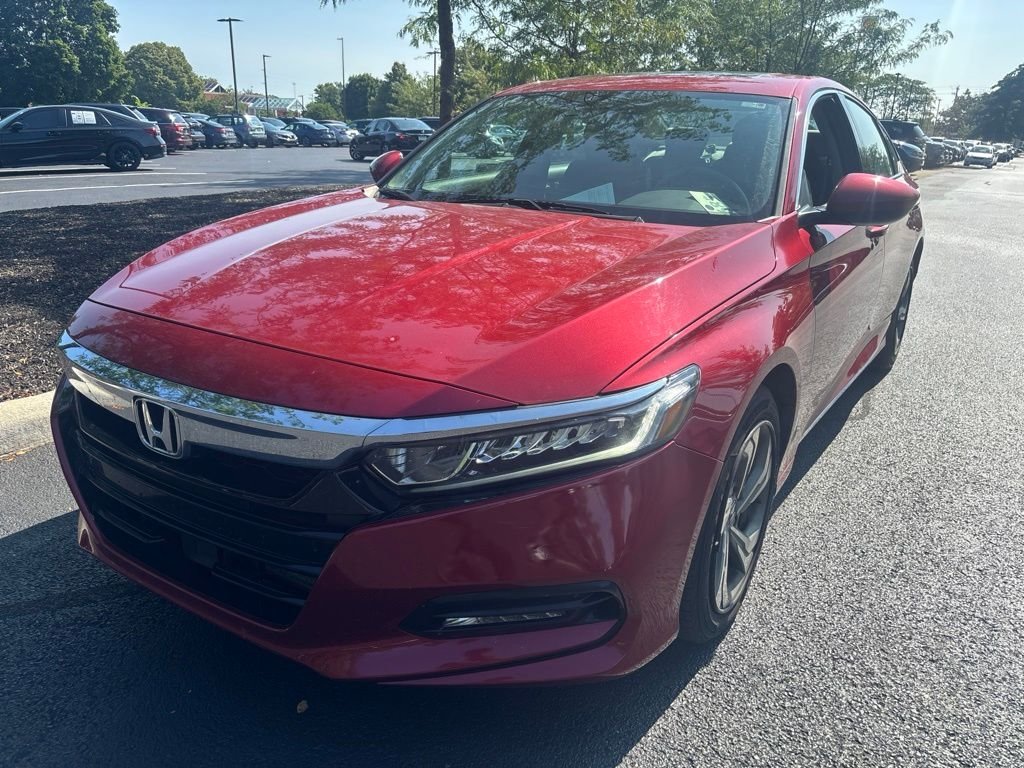 Used 2018 Radiant Red Metallic Honda EX image 1